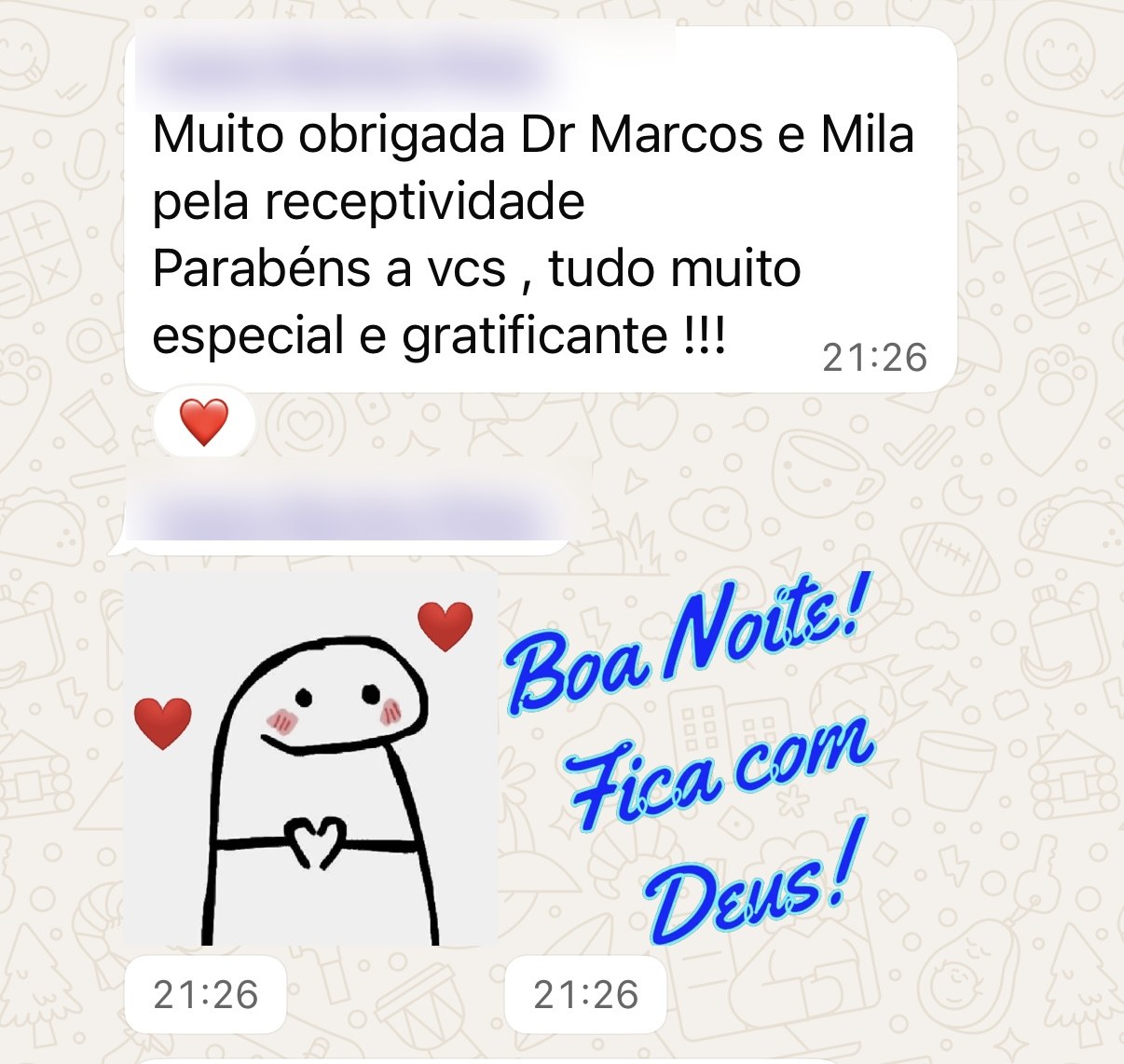 Ivana Rocha Pinto — obrigada pela receptividade