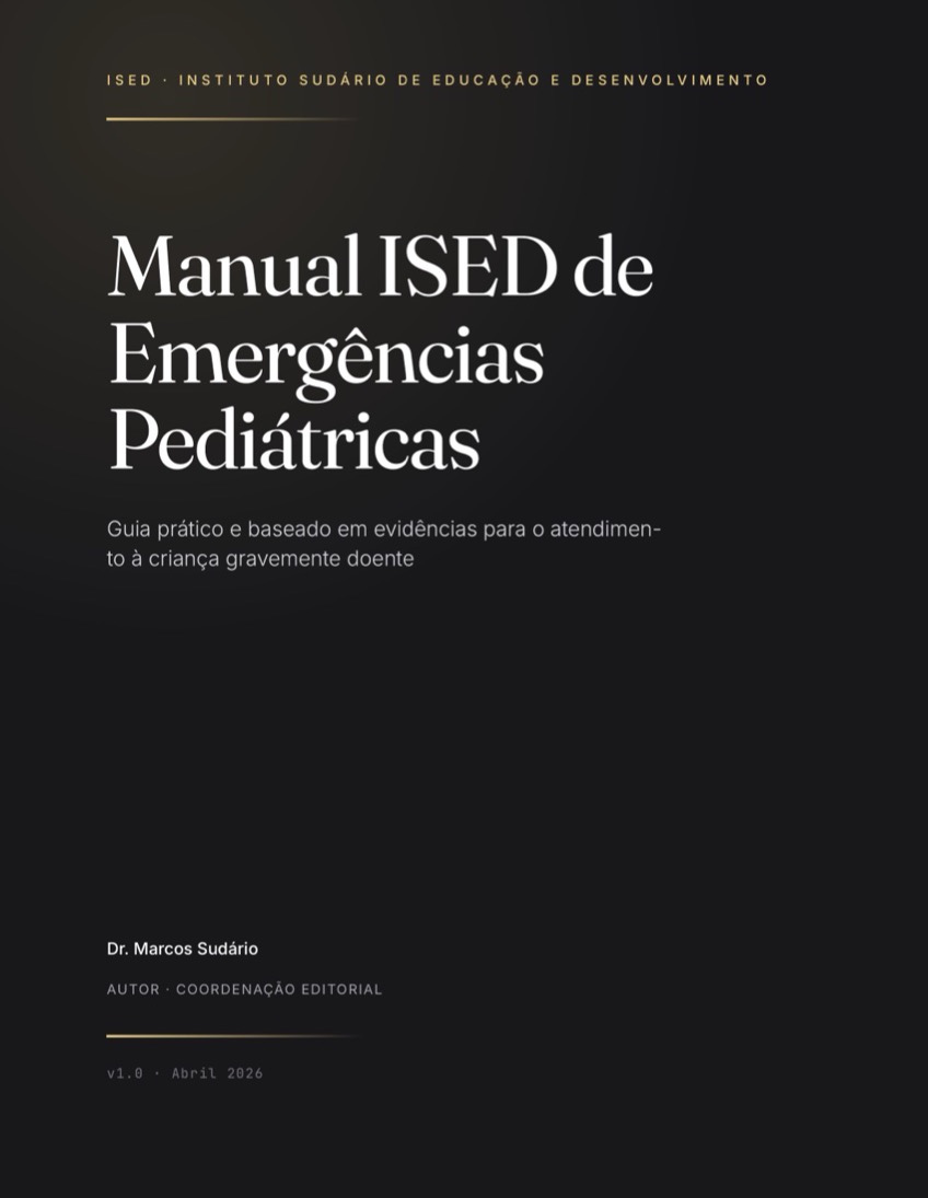 Capa do Manual ISED de Emergências Pediátricas